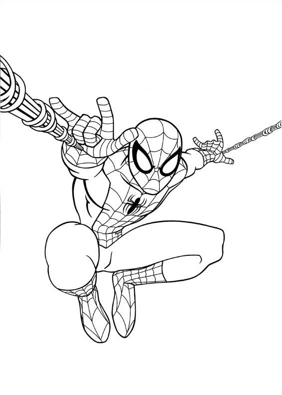ik ga akkoord met Kast doen alsof Kids-n-fun | Kleurplaat Ultimate Spiderman spiderman 4